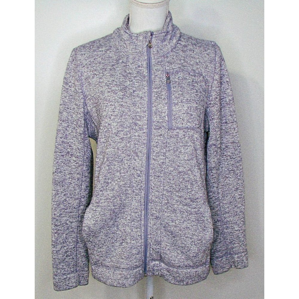 Marc New York Andrew Marc Performance Full Zip Purple Heather Jacket Size Large
